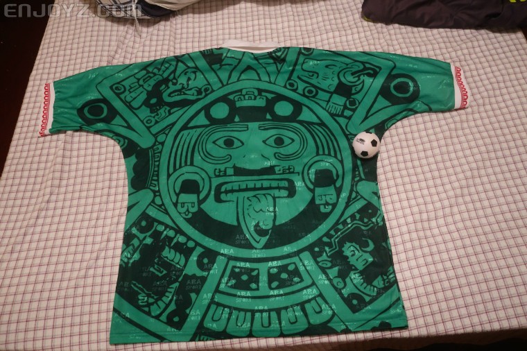 世界另一端的精彩-墨西哥98金杯赛杯冠军球衫