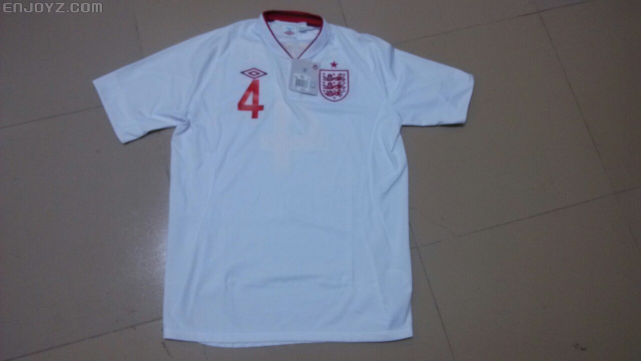 杰拉德英格兰正品球衣 L码_足球装备交易_EN