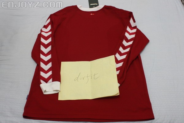 全新带牌Hummel 丹麦主场长袖球衣 欧码L 便宜