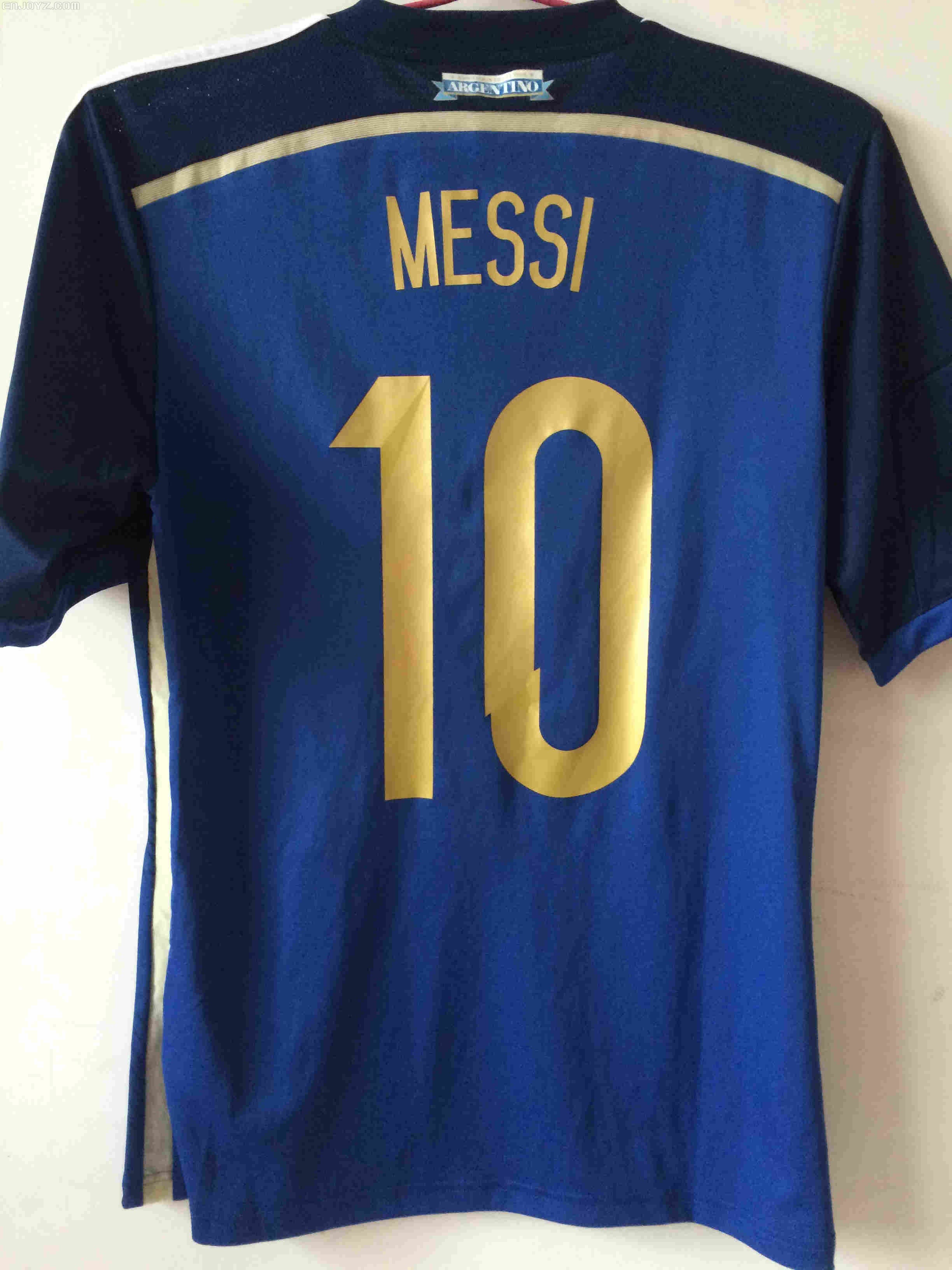 梅西2014年世界杯阿根廷客场球衣