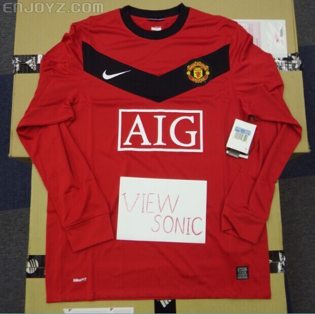 【299裸!】Nike 曼联 09-10 主场 长袖 球迷版