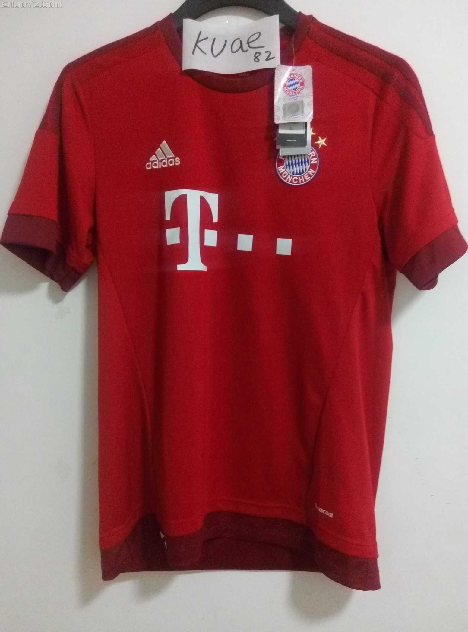 15-16 球迷版拜仁主场球衣 尺码L_足球装备交