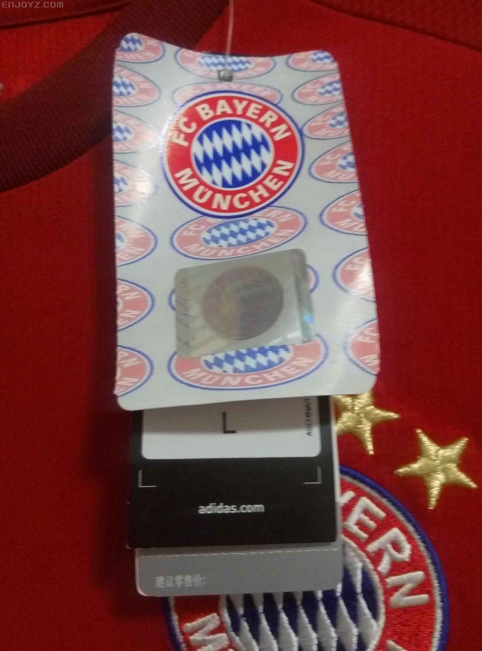15-16 球迷版拜仁主场球衣 尺码L_足球装备交