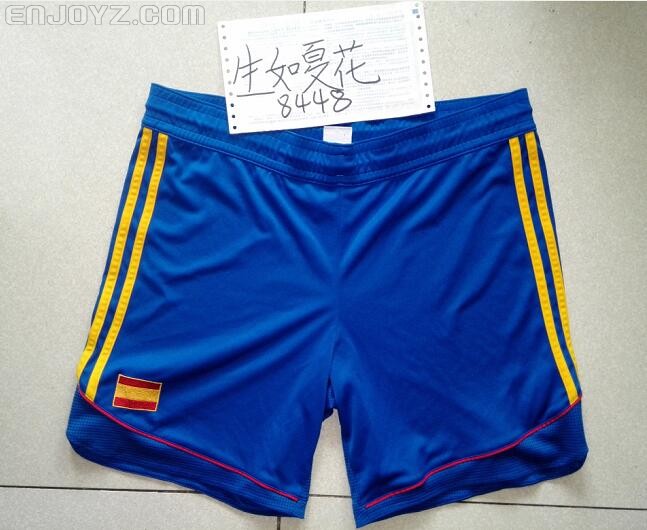 Adidas西班牙国家队足球短裤 球裤 尺码S 略偏