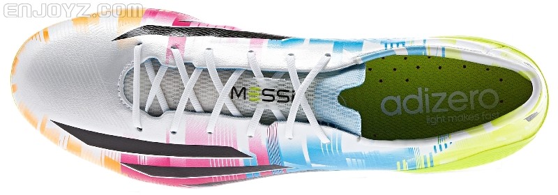 Adidas F50 adiZero 4 Messi - running white-black-solar slime - 2.jpg