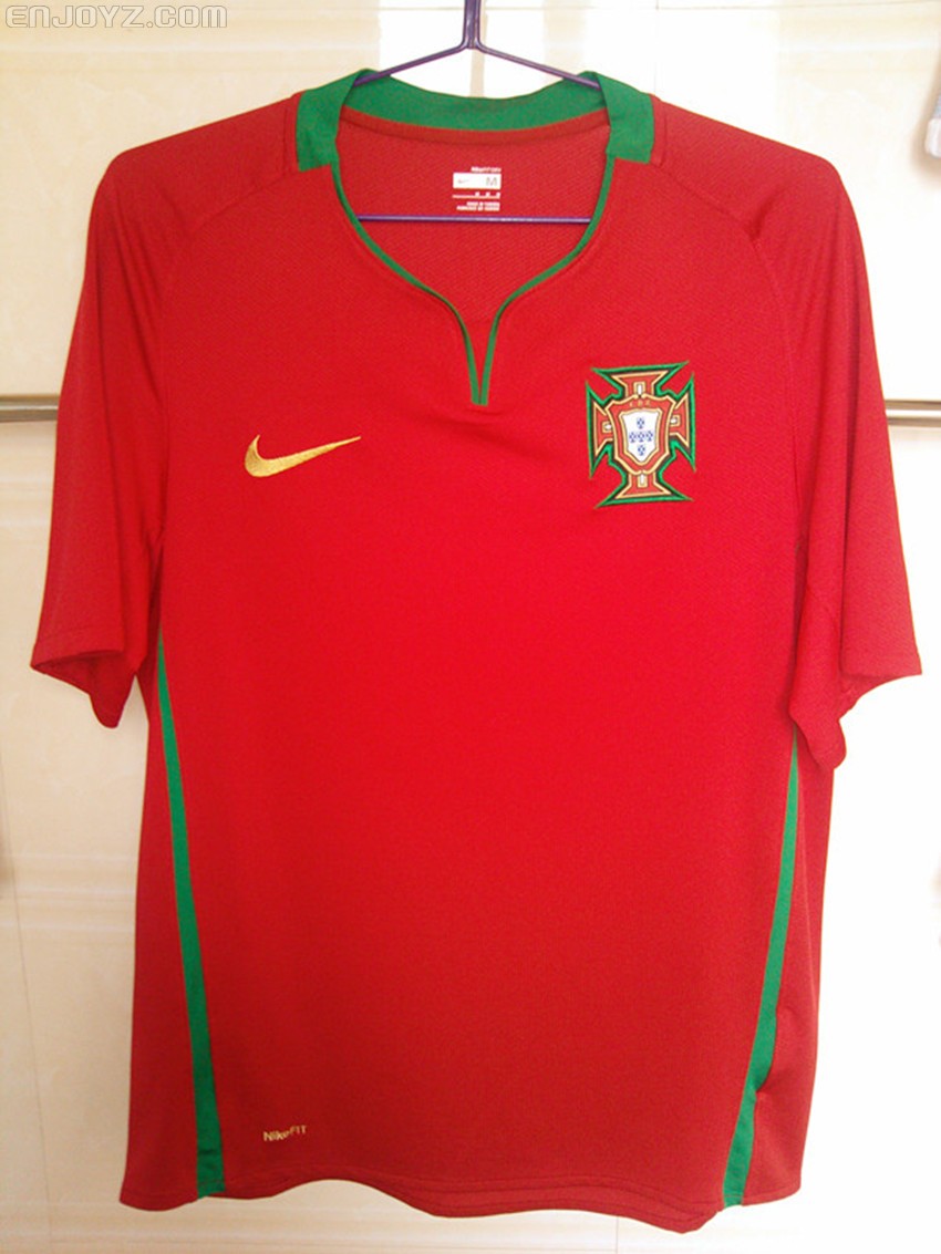 08欧洲杯葡萄牙主场短袖球衣265759-611 m码 138包邮
