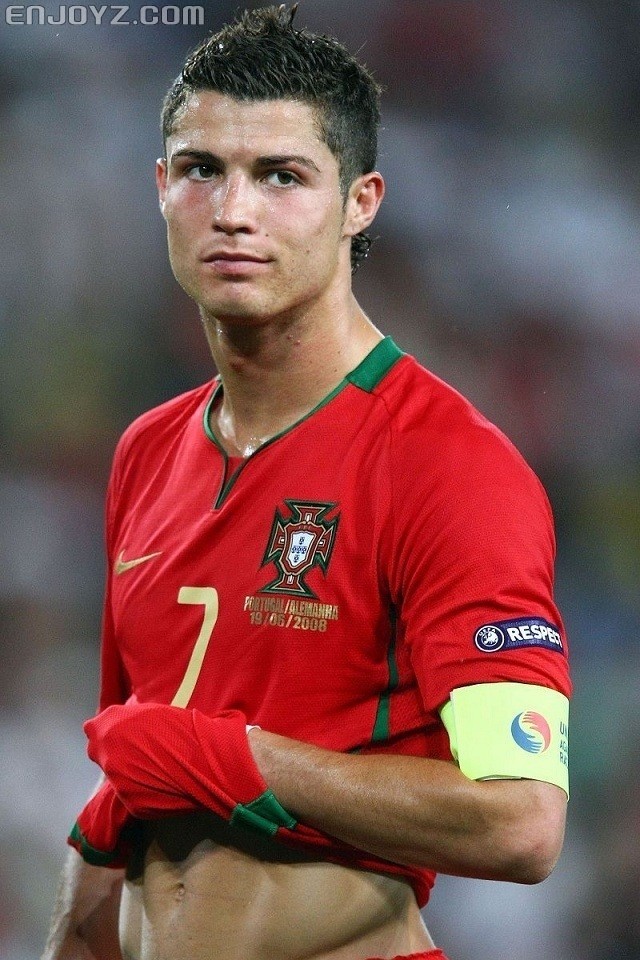 08欧洲杯葡萄牙主场球衣连7ronaldo罗纳尔多印字印号