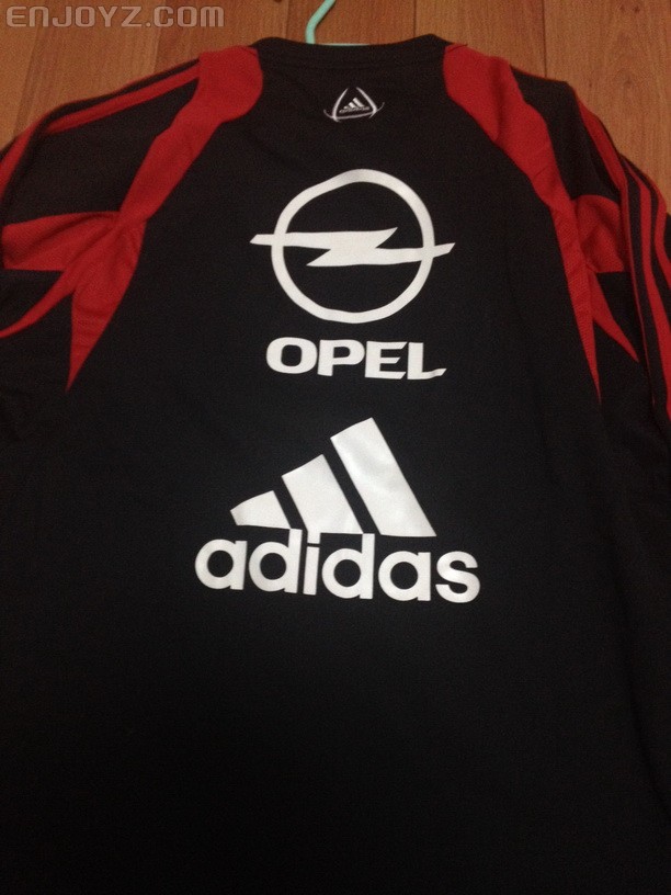 出售经典opel赞助ac米兰训练长袖球员版