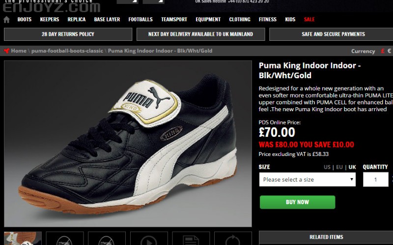 新款puma king ic