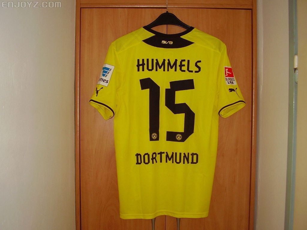 2013-2014 Borussia Dortmund Home Match Issued, No.15 HUMMELS_2.jpg