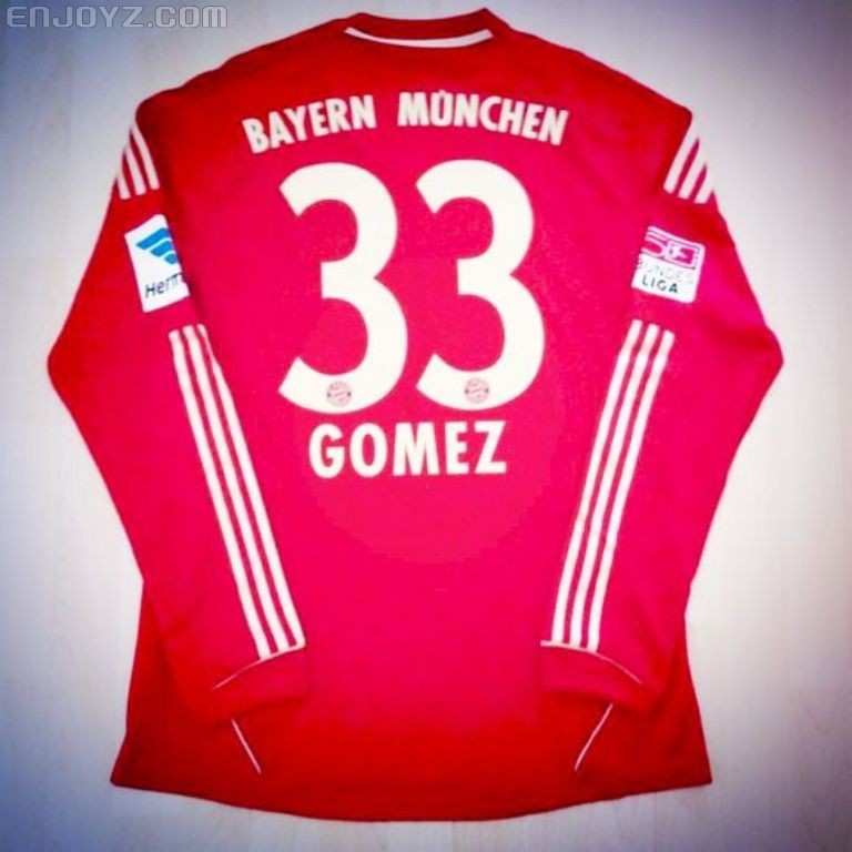 2012-2013 Bayern Munich Home Match Issued, No.33 GOMEZ_2.jpg