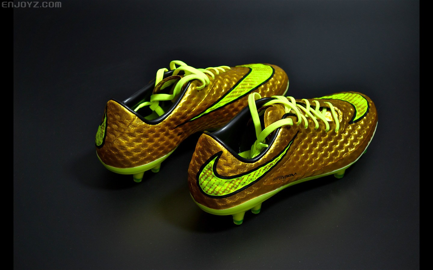 nike hypervenom毒蜂顶配fg金色毒蜂677453-907