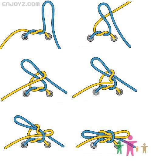 五种常见系鞋带方法你平时是哪一种用第二个方法不开鞋带oo