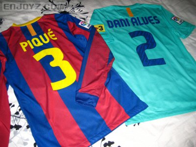 我萨10-11赛季主客场 Pique+Alves