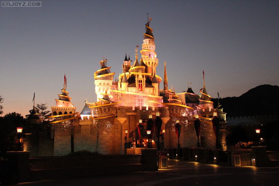 城堡夜景