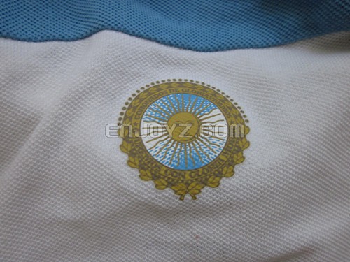 阿根廷国旗的标志很清晰