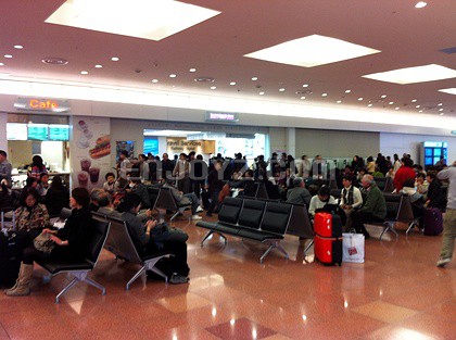 地震那天的羽田机场