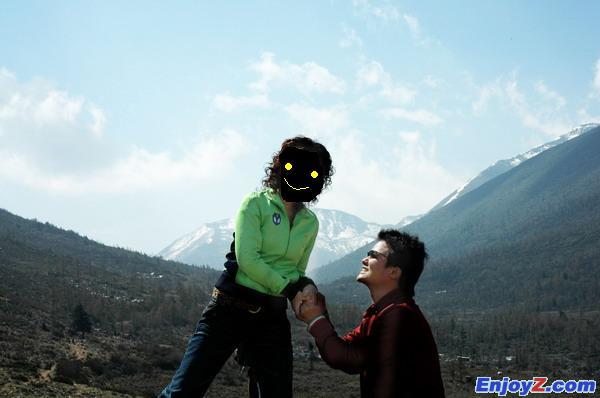 海拔四千米的求婚。哈哈